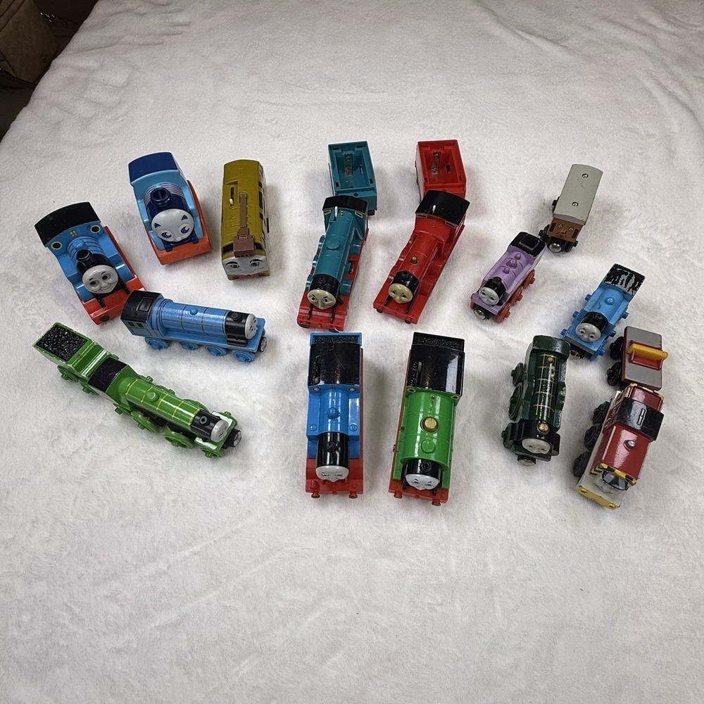 Thomas & Friends Wooden Railway Train Lot 14 Vintage Learning Curve Engines